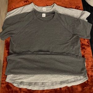 LOT Reigning Champ Heather Gray T-Shirt Duo